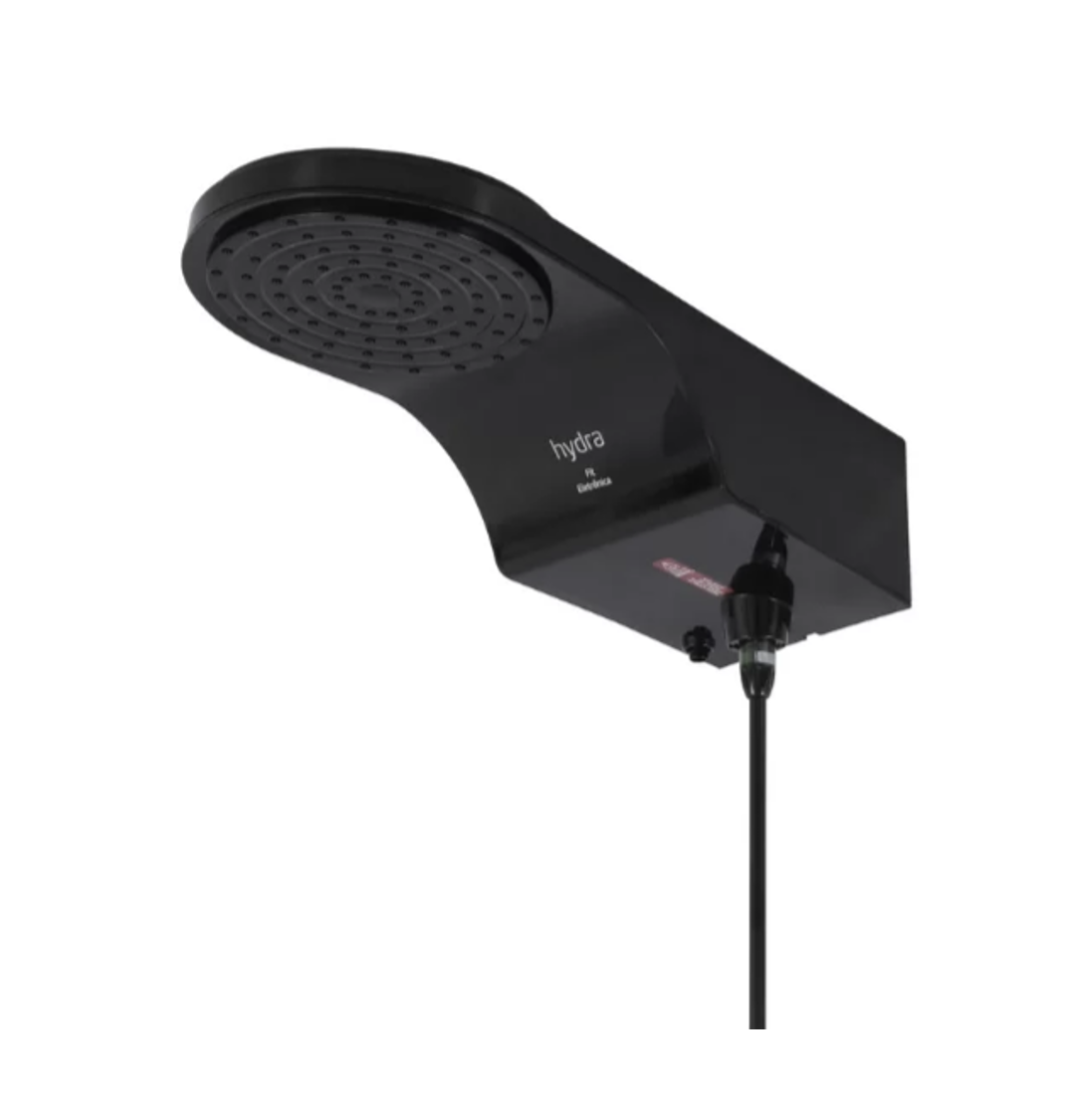 Chuveiro Ducha Hydra Eletrônico Quente Fit Preto 220v 6800w:127/5500w - 3