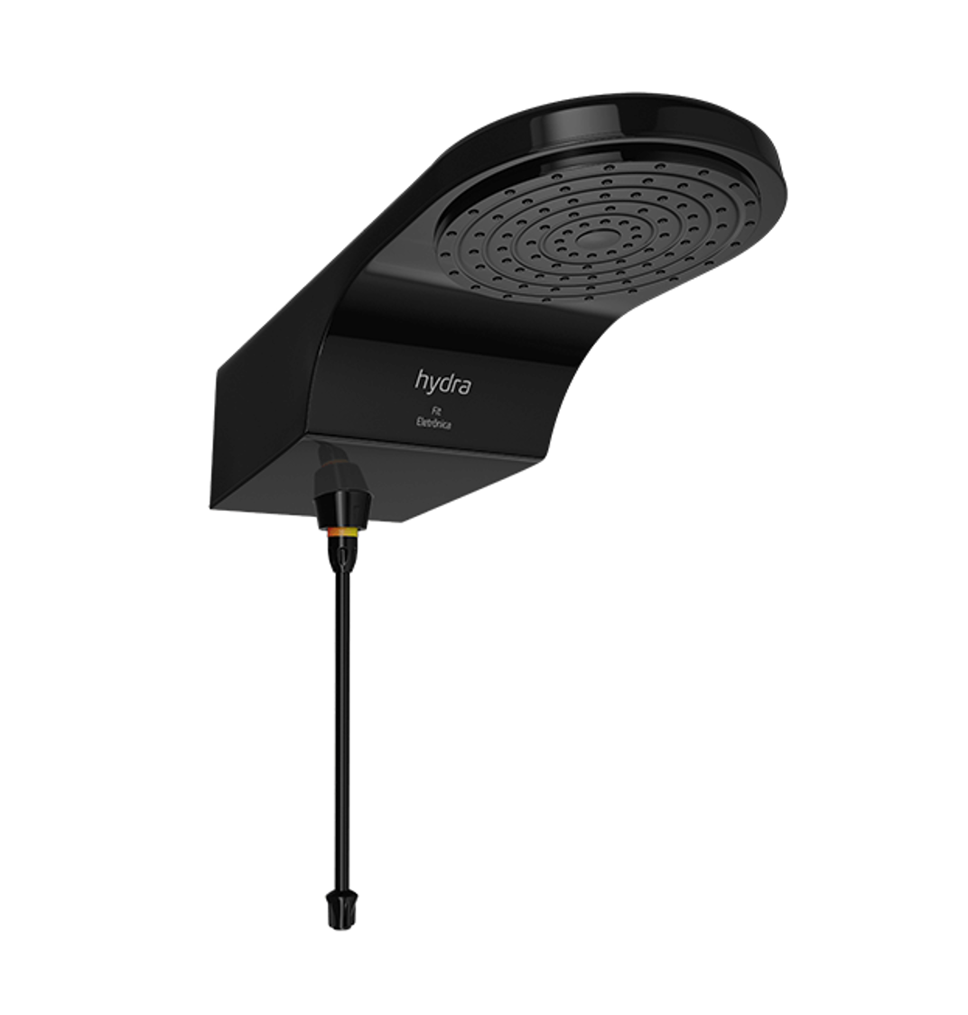 Chuveiro Ducha Hydra Eletrônico Quente Fit Preto 220v 6800w:127/5500w - 1