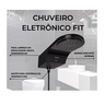 Chuveiro Ducha Hydra Eletrônico Quente Fit Preto 220v 6800w:127/5500w - 5