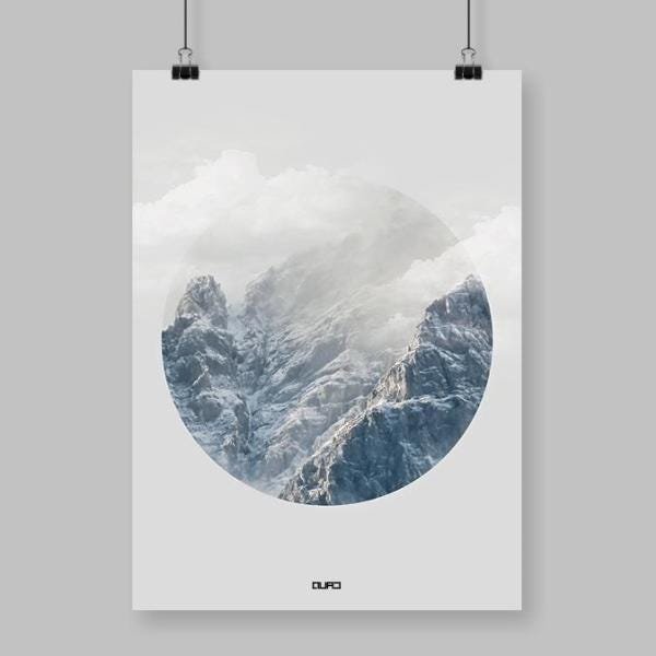 Quadro Geometric Mountain - 2