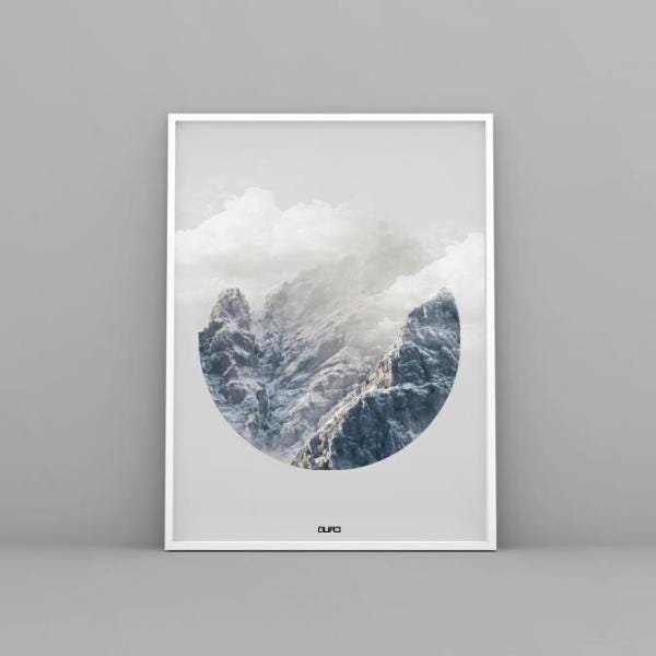 Quadro Geometric Mountain - 1