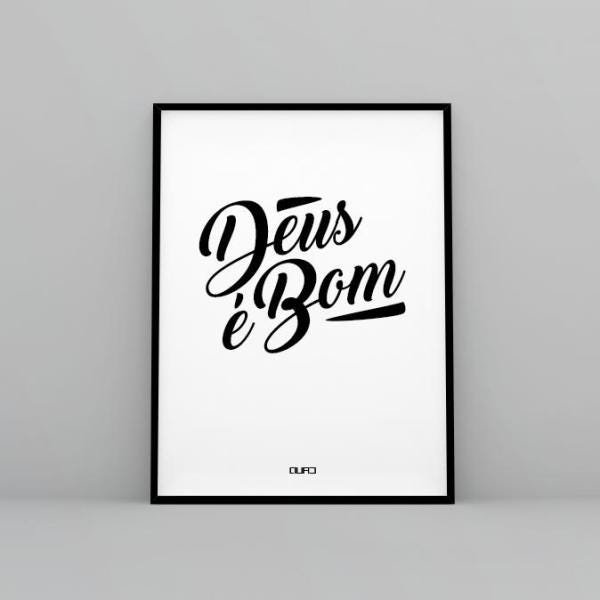 Quadro Deus é bom - 2