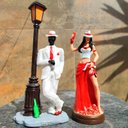 Ver imagem 1 de Zé Pelintra no Poste e Maria Malandra Imagem em Resina