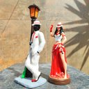 Ver imagem 5 de Zé Pelintra no Poste e Maria Malandra Imagem em Resina