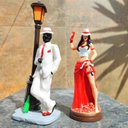 Ver imagem 6 de Zé Pelintra no Poste e Maria Malandra Imagem em Resina