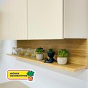Ver mais imagens de Cozinha Compacta Line 6 Portas 1 Gaveta MDF 120cm Cinza Gris Kit'S Paraná