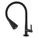 Ver imagem 5 de Torneira Gourmet Cozinha Bancada Tubo Flexível 2 Jatos Preta