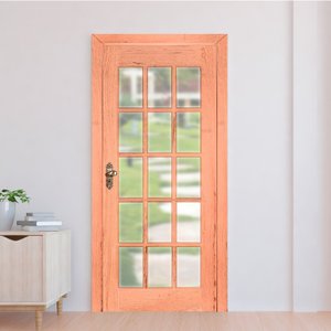 Porta de Madeira Folha 210cmx90cmx3cm PE15 Esel