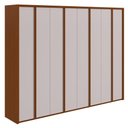 Ver imagem 2 de Guarda-roupa Casal 100% Mdf 8 Portas Easy Glow Frassino/off White