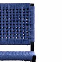 Ver imagem 4 de Banqueta Preta Corda Náutica Azul - Kit 8 – Gourmet, Varanda e Living