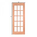 Ver imagem 3 de Porta de Madeira Folha 210cmx90cmx3cm Pe15 Esel