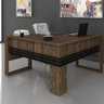 Mesa para Escritório Angular Nogal-preto - 1