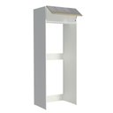Ver imagem 2 de Porta Geladeira Madesa Lux 1 Porta Basculante Branco Cinza