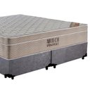 Ver imagem 5 de Cama Box Casal Suede Bipartido + Colchão Ortobom Airtech Molas Ensacadas 138x188x65 Cor:cinza