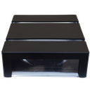 Ver imagem 3 de Kit 2 Luminárias Externas de Parede Slim 2 Focos Soquete G9:preto/liso/110/220