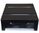 Ver imagem 3 de Kit 2 Luminárias Externas de Parede Slim 2 Focos Soquete G9:preto/liso/110/220