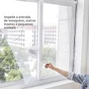 Ver imagem 4 de Tela Mosquiteira Janela Velcro Ajustável Anti Inseto 125x155