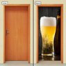 Adesivo Decorativo de Porta - Cerveja - 1294cnpt - 1