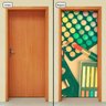 Adesivo Decorativo de Porta - Salão de Beleza - 1040cnpt - 1