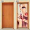 Adesivo Decorativo de Porta - Salão de Beleza - 1144cnpt - 1