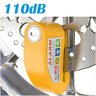 Trava de Disco Freio Moto Cadeado Alarme 110db Sensor Sonoro Anti Roubo Furto Motocicleta Bicicleta  - 3