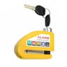 Trava de Disco Freio Moto Cadeado Alarme 110db Sensor Sonoro Anti Roubo Furto Motocicleta Bicicleta  - 6