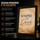 Ver imagem 7 de Kit 3 Quadros Decorativos Nunca Foi Sorte Sempre Foi Deus:Preto
