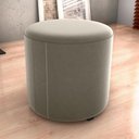 Ver imagem 7 de Puff Redondo Copenhage Veludo Maserati Milani Store Marrom Claro