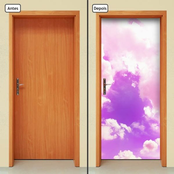 Adesivo Decorativo de Porta - Céu - 310cnpt - 1