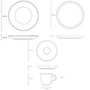 Ver imagem 3 de Aparelho de Jantar 24 Peças Porto Brasil Cerâmica Bio Shimeji Orgânico Mesa Posta 6 Pessoas