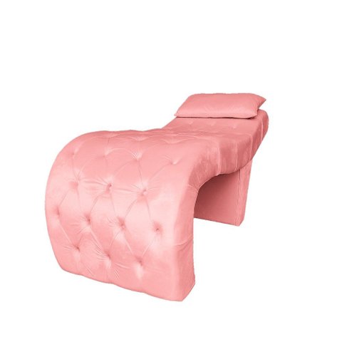 Maca Estética Extensão Cílios Inclinada C/ Almofada Brinde Slk Decor Opala Rosa Claro