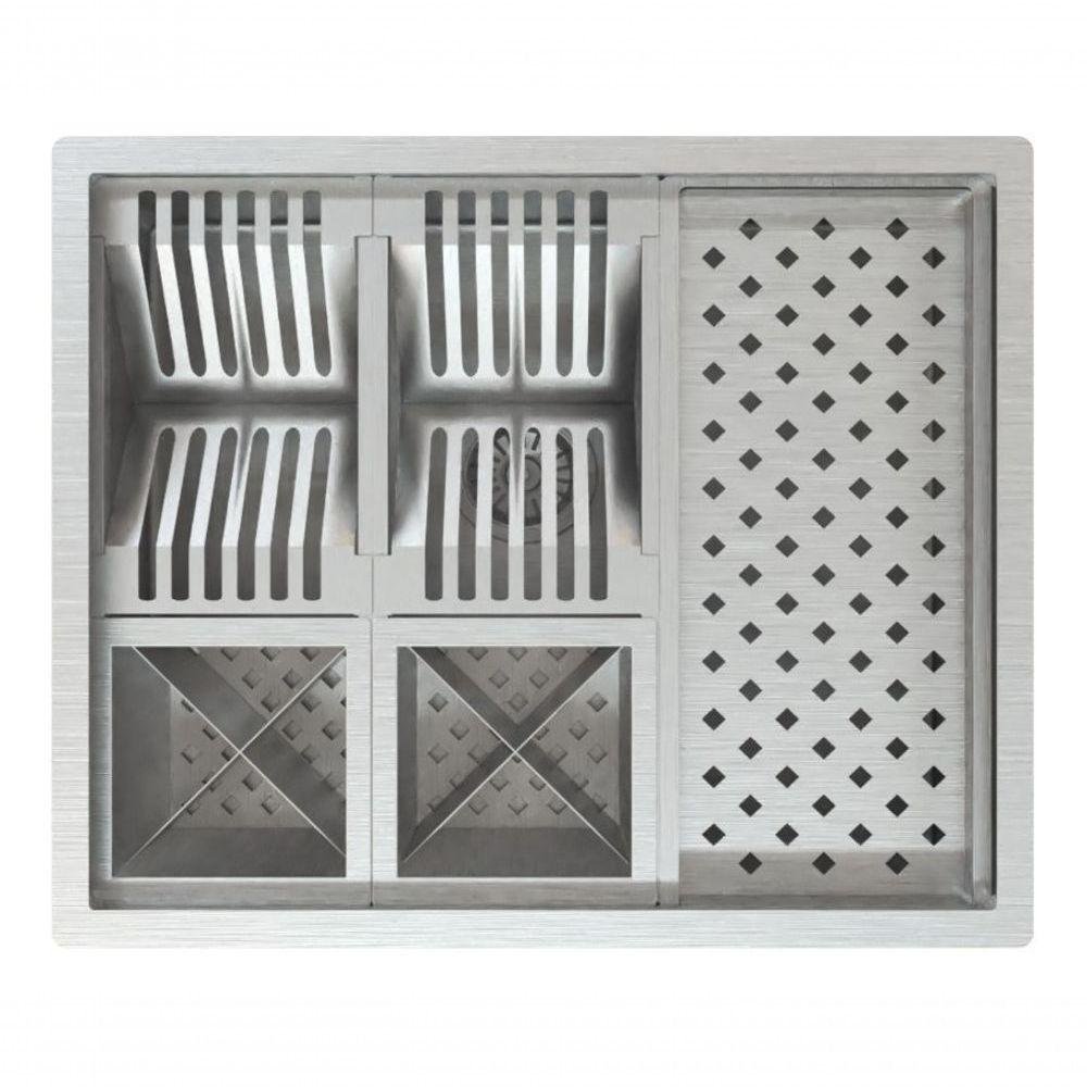 Calha P/ Cozinha de Inox Pia Gourmet Embutir ou Sobrepor - 6