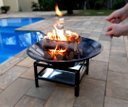 Ver imagem 4 de Lareira P/ Jardim Externa 52cm Portátil Aquecedor Fogueira Fireplace