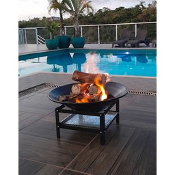 Lareira P/ Jardim Externa 52cm Portátil Aquecedor Fogueira Fireplace - 4