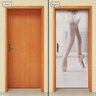 Adesivo Decorativo de Porta - Ballet - Bailarina - 1958cnpt - 1