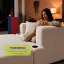 Ver mais imagens de Sofá Cama Muna 1,88m Xpand Tech Tecido Bouclê Cama Inbox
