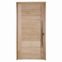 Ver imagem 1 de Kit Porta de Madeira Pe301 Natural 107cm x 214cm x 12cm Esel