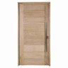 Kit Porta de Madeira Pe301 Natural 107cm x 214cm x 12cm Esel - 1