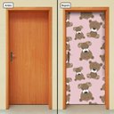 Ver imagem 1 de Adesivo Decorativo de Porta - Ursinho - Infantil - 1990cnpt