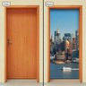 Adesivo Decorativo de Porta - Cidades - 957cnpt - 1