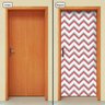 Adesivo Decorativo de Porta - Chevron - 1690cnpt - 1