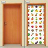 Adesivo Decorativo de Porta - Frutas - Legumes - 472cnpt - 1