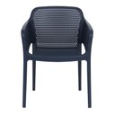 Ver imagem 4 de Cadeira Frisk com Braços em Polipropileno Azul Navy Tramontina