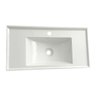 Kit Lavatório Pia Topazio 60cm com Gabinete Suspenso Preto Instala Fácil - Quanta - 6