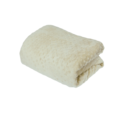 Manta Cobertor Delicatta Mantinha Fleece Bolinha Bege