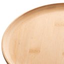 Ver imagem 4 de Jogo 2 Prato Raso de Bambu Natural Ecológico Pratinho Madeira Lyor 27cm