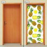 Adesivo Decorativo de Porta - Abacaxi - 1241cnpt - 1