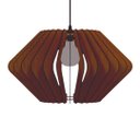 Ver imagem 1 de Luminária Teto tipo Pendente VINCI MDF - Completa - Cor: Marrom