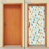 Adesivo Decorativo de Porta - Gotas - Infantil - 1445cnpt - 1