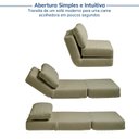 Ver mais imagens de Poltrona Cama sem Braço Reclinável Fold CabeCasa MadeiraOriginals Verde Bouclé Verde